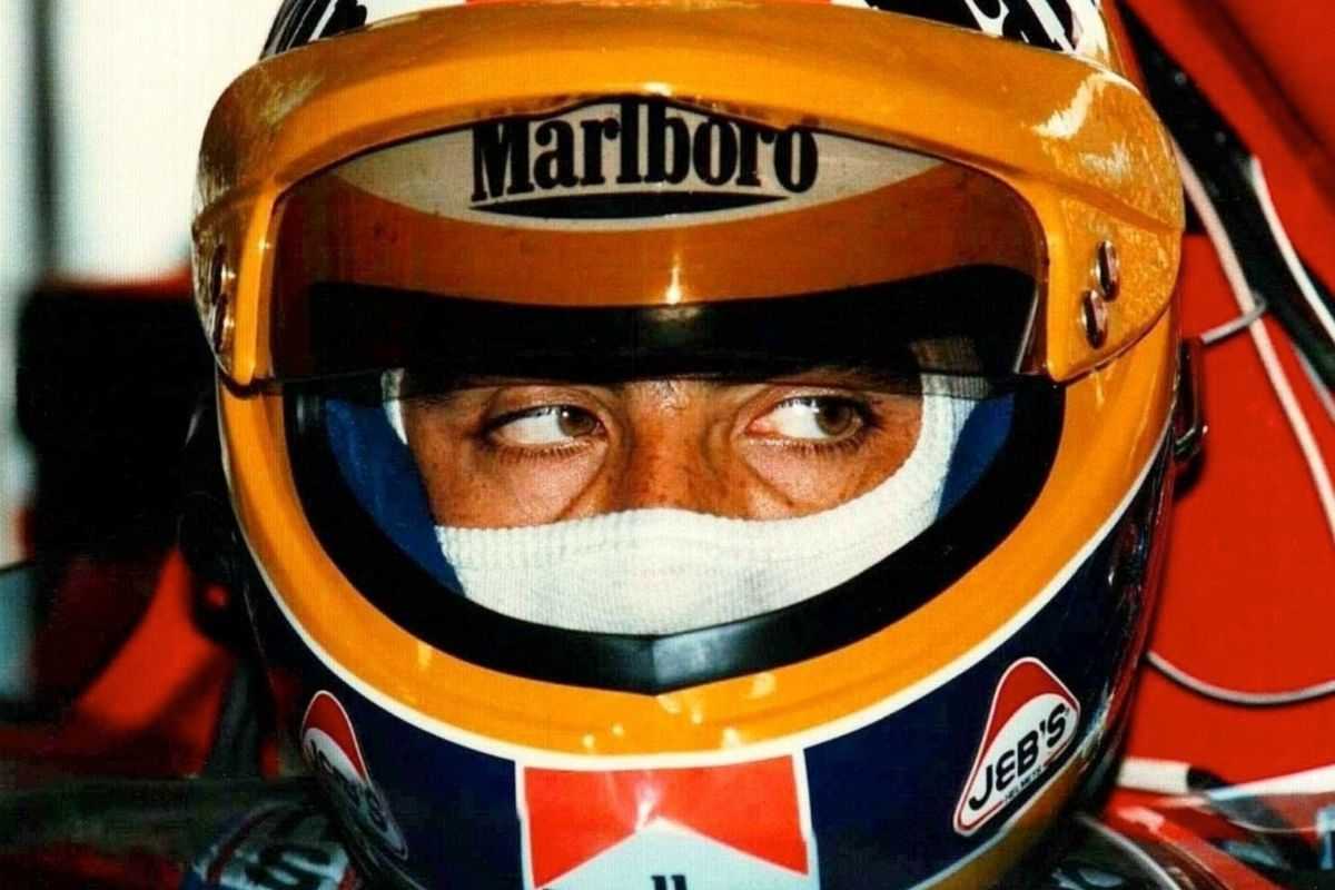 Alboreto nel 1987 prima del GP