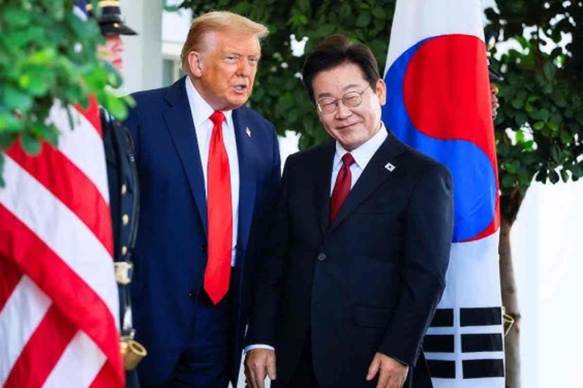 Lee Jae Myung e Donald Trump